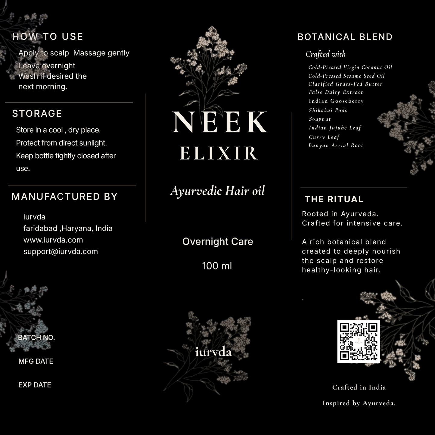 NEEK ELIXIR – Overnight Care